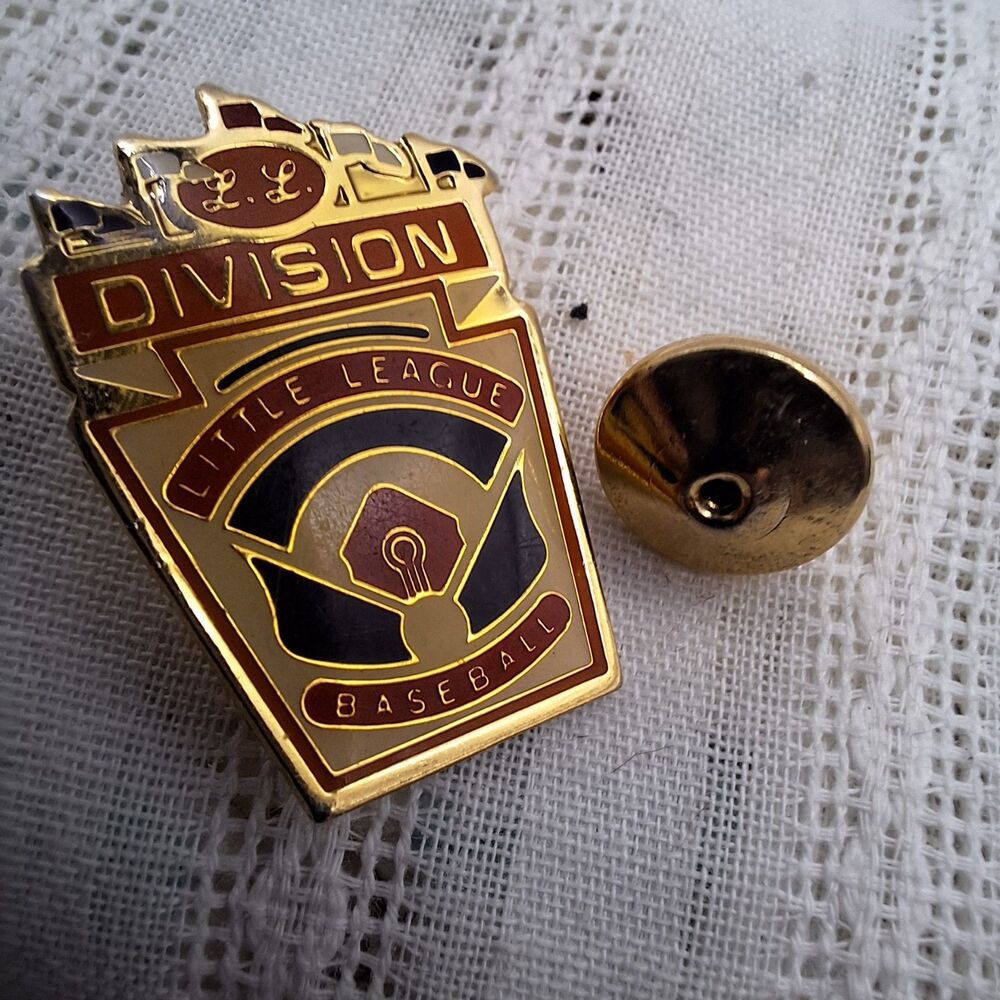 Vintage Enamel Little League Baseball Lapel Hat Pins Official